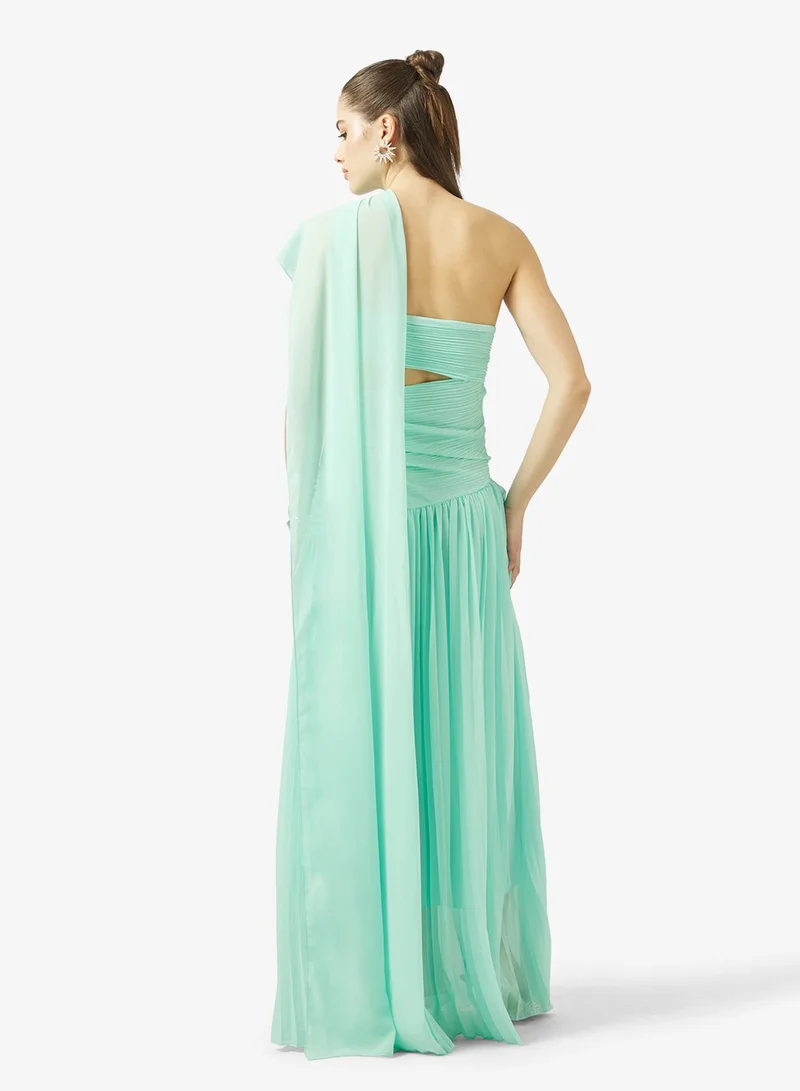 Ginger  Draped Dress with Multi Way Trail for Women | Best Price UAE